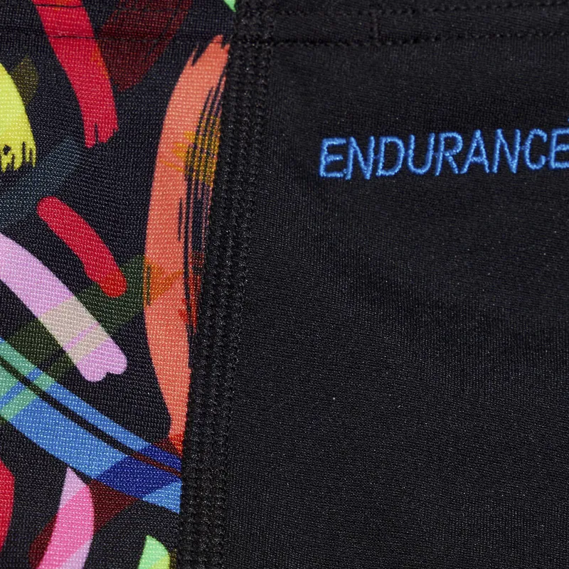 Speedo Boys Digital Panel Aquashort Black/Fluo Multi-8